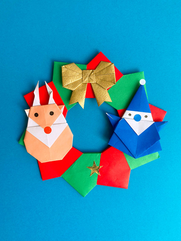 Atelier couronne de Noël origami – Image 3