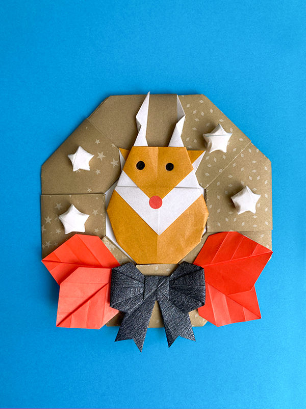 Atelier couronne de Noël origami – Image 7