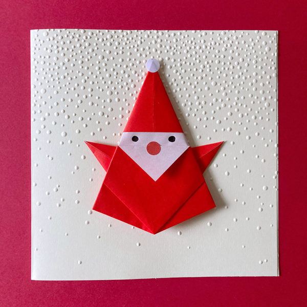 Carte embossage flocons Père-Noël – Image 2