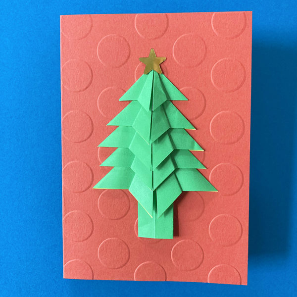 Carte embossage gros pois sapin – Image 2