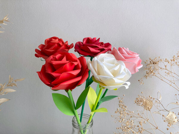 Atelier rose kirigami