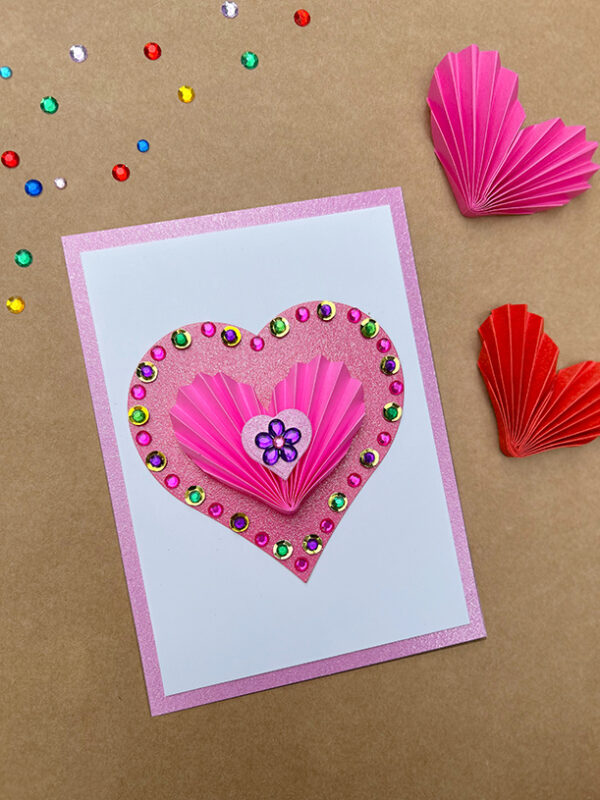 Atelier carterie coeur scintillant – Image 2