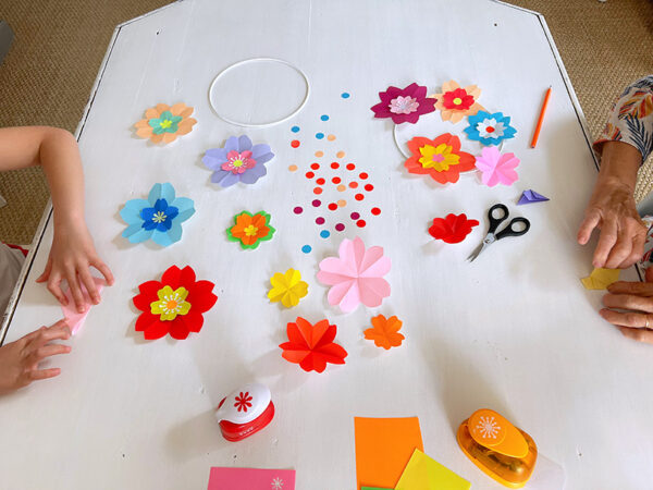 Atelier couronne florale en origami – Image 22