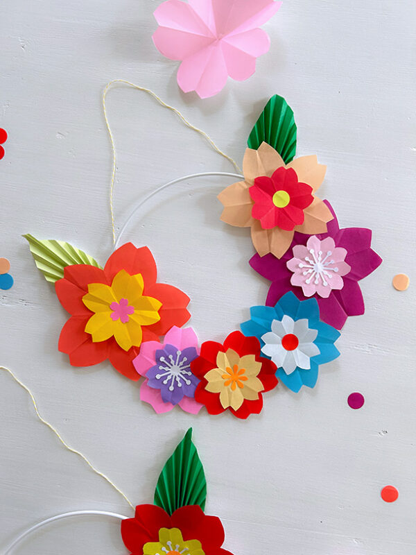 Atelier couronne florale en origami – Image 18