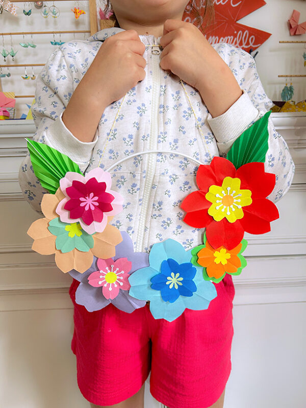 Atelier couronne florale en origami – Image 41