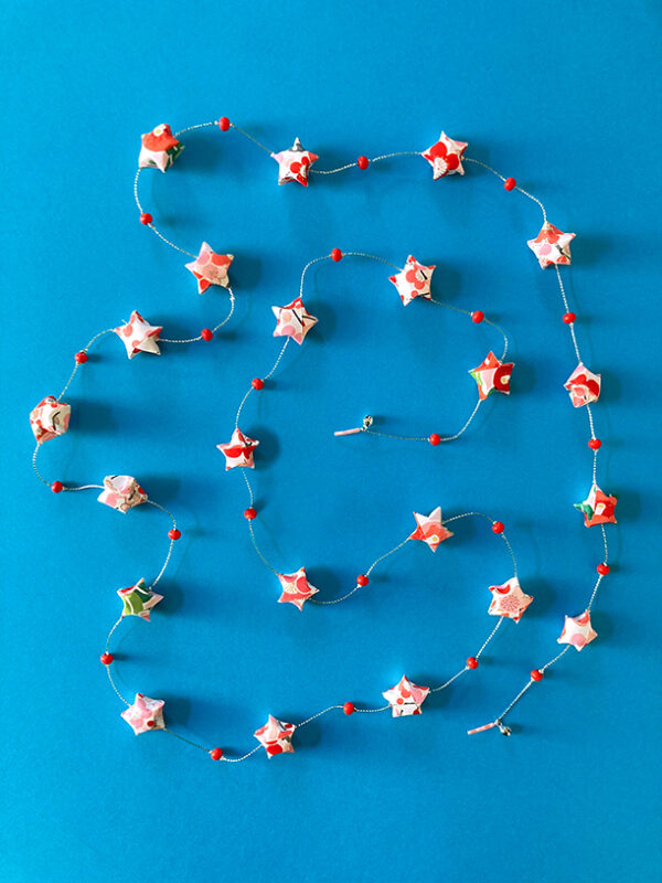 Guirlande mini étoiles origami n°4