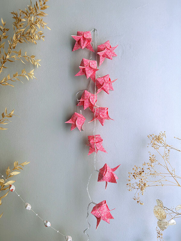 Guirlande lumineuse boutons de lotus n°24