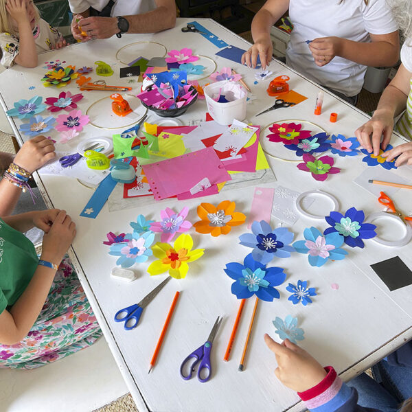 Atelier couronne florale en origami – Image 43