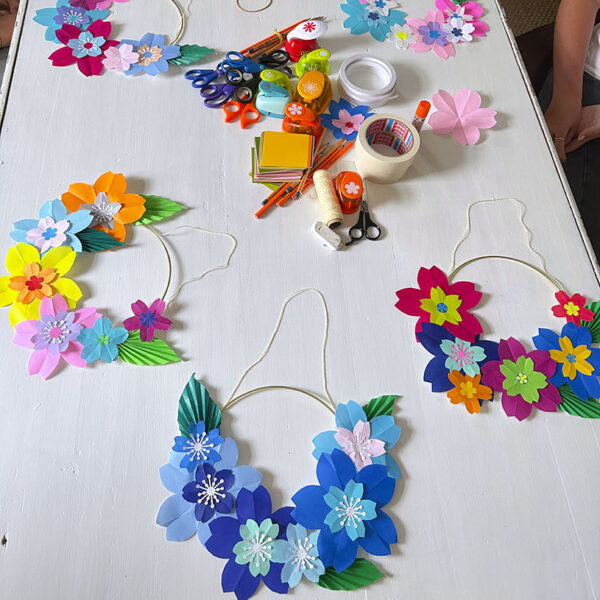 Atelier couronne florale en origami – Image 25