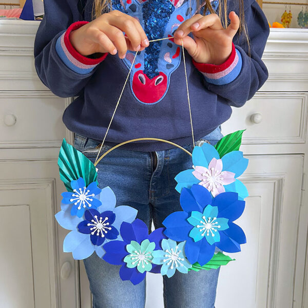 Atelier couronne florale en origami – Image 28
