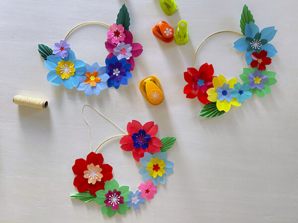Atelier couronne florale en origami – Image 31