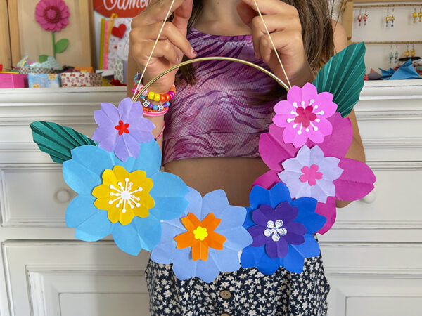 Atelier couronne florale en origami – Image 48