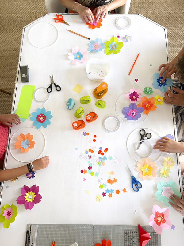 Atelier couronne florale en origami – Image 50