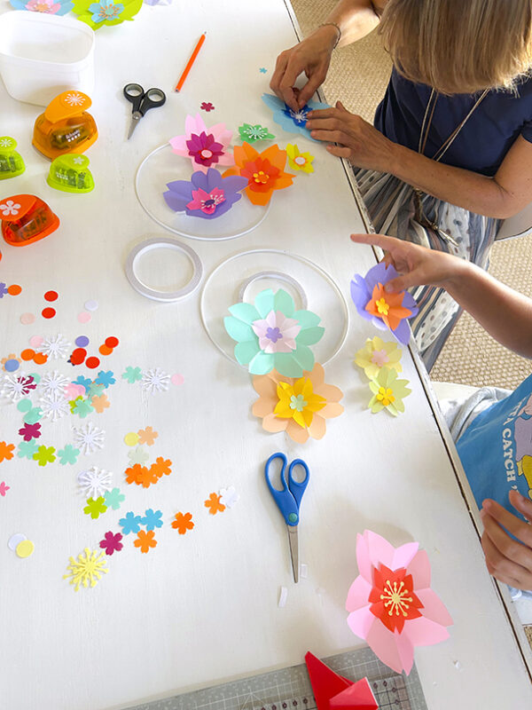 Atelier couronne florale en origami – Image 51