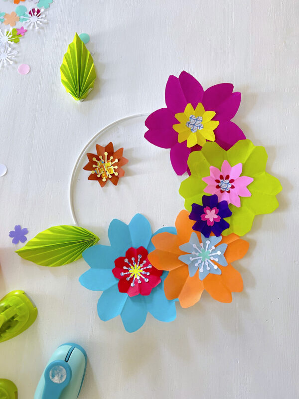 Atelier couronne florale en origami – Image 52