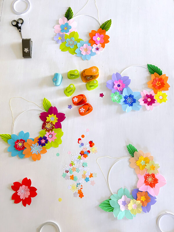 Atelier couronne florale en origami – Image 58
