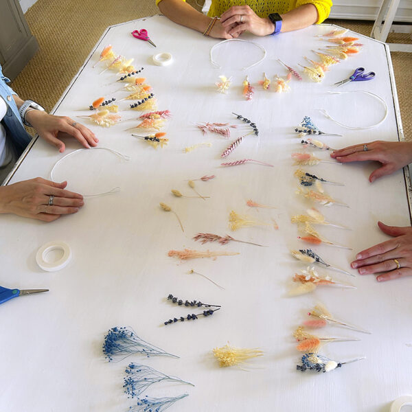 Atelier couronne fleurs séchées – Image 6
