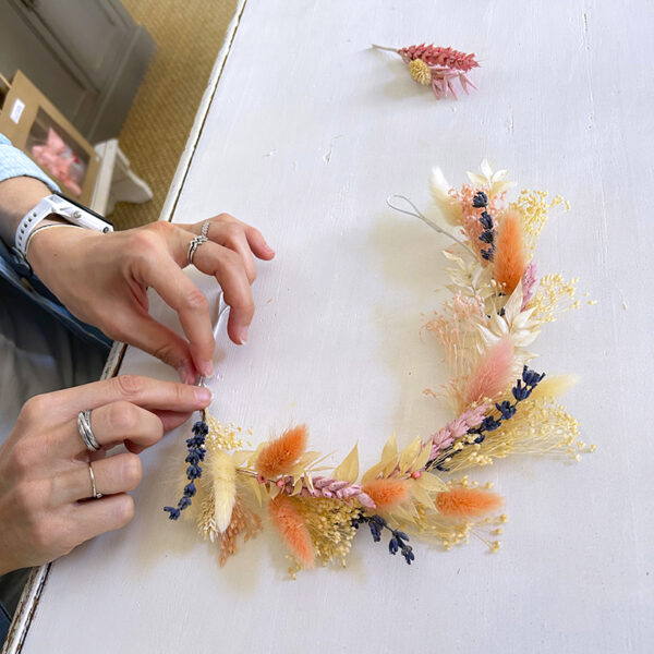 Atelier couronne fleurs séchées – Image 10