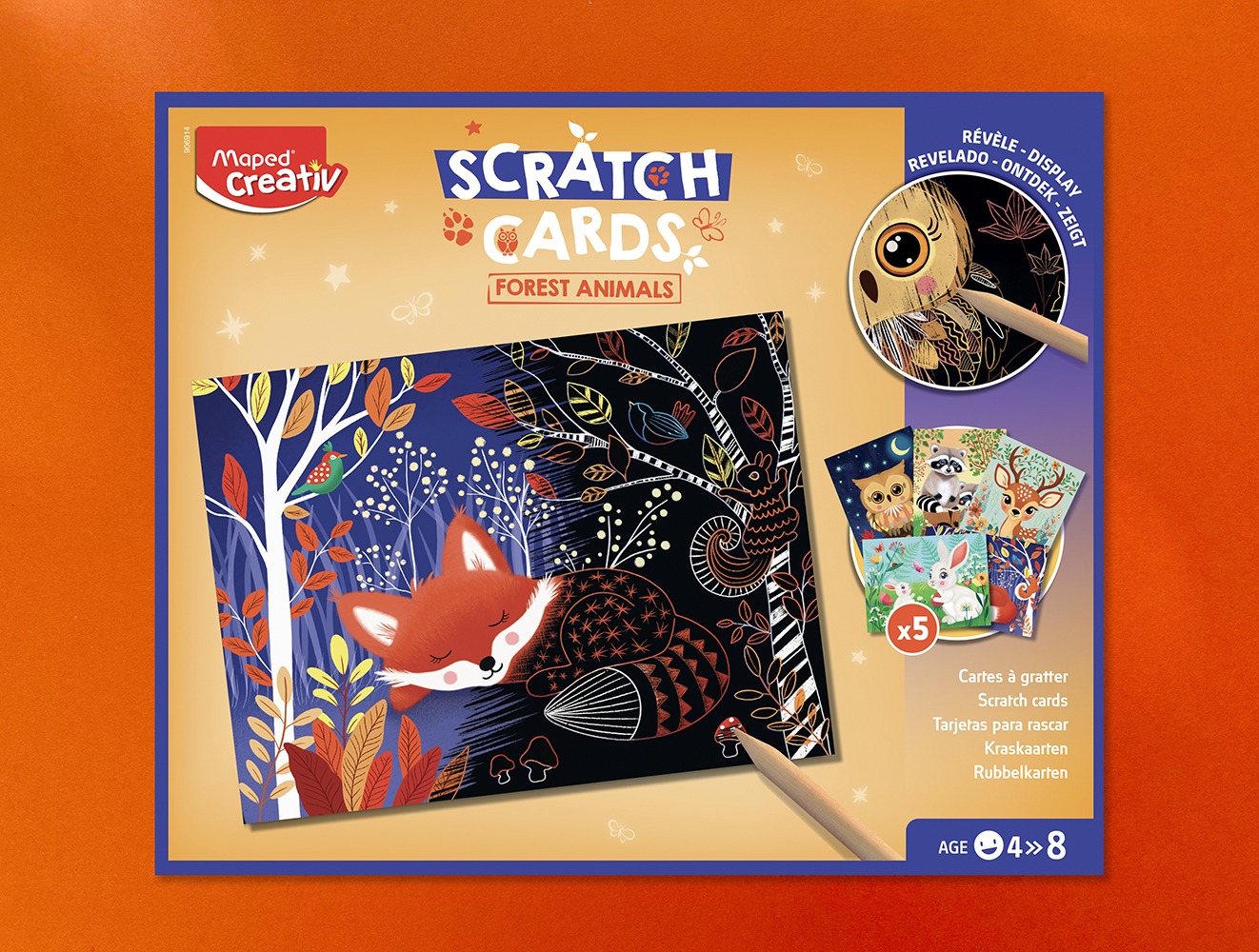 Cartes à gratter Maped Creativ