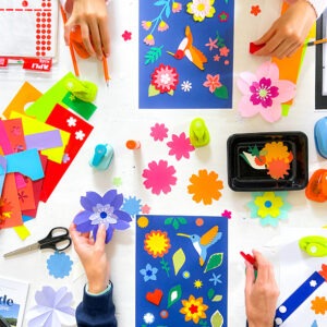 Atelier illustration papier découpé