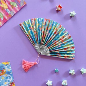 Atelier éventail à pompon