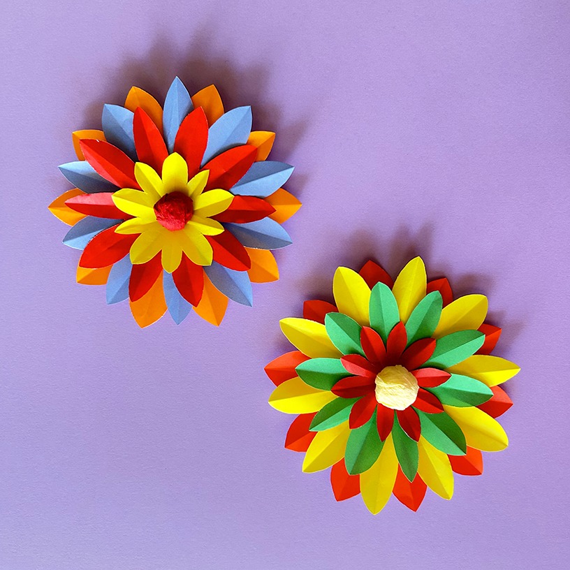 Atelier toupie fleur
